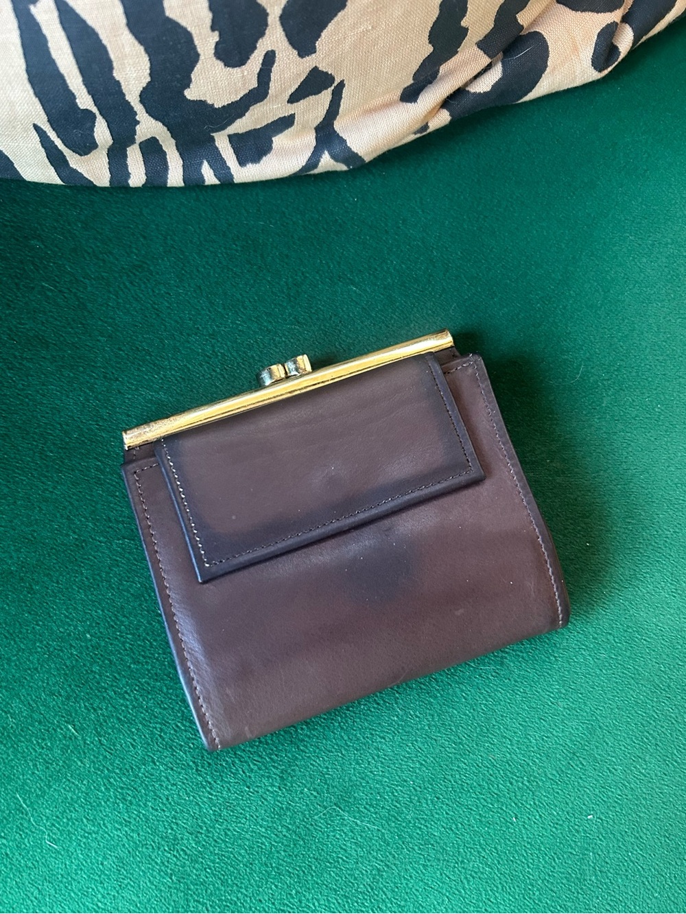 Meeker • Vintage Calfskin Wallet with Coin Purse